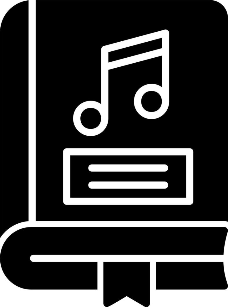 Music Book Vector Icon
