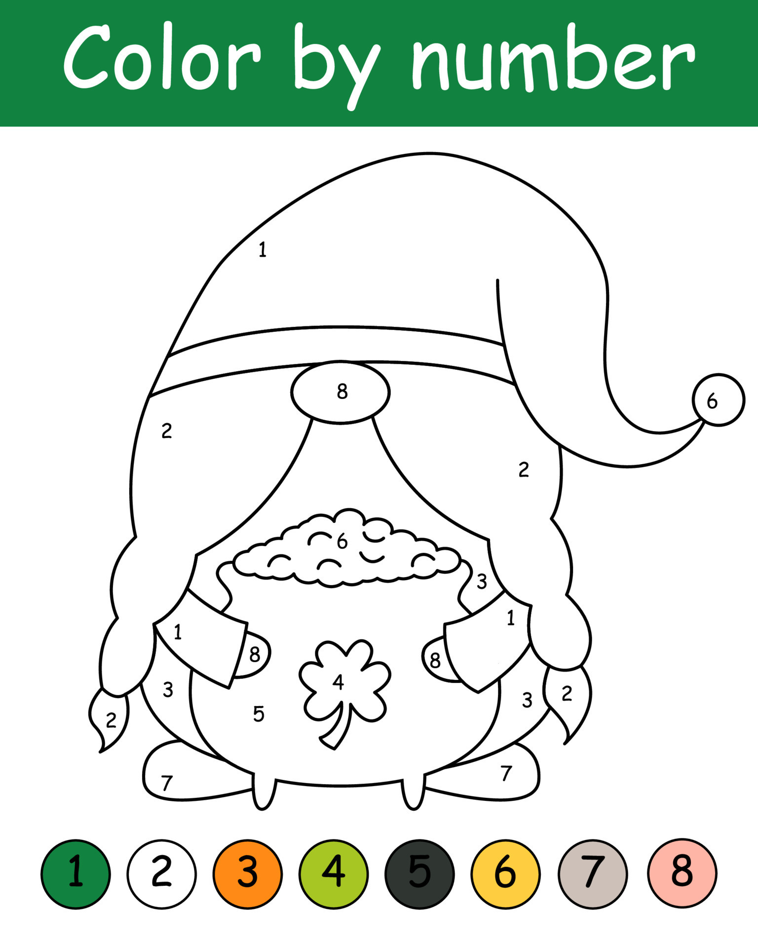 color-by-number-game-for-kids-cute-gnome-with-pot-gold-coins-st