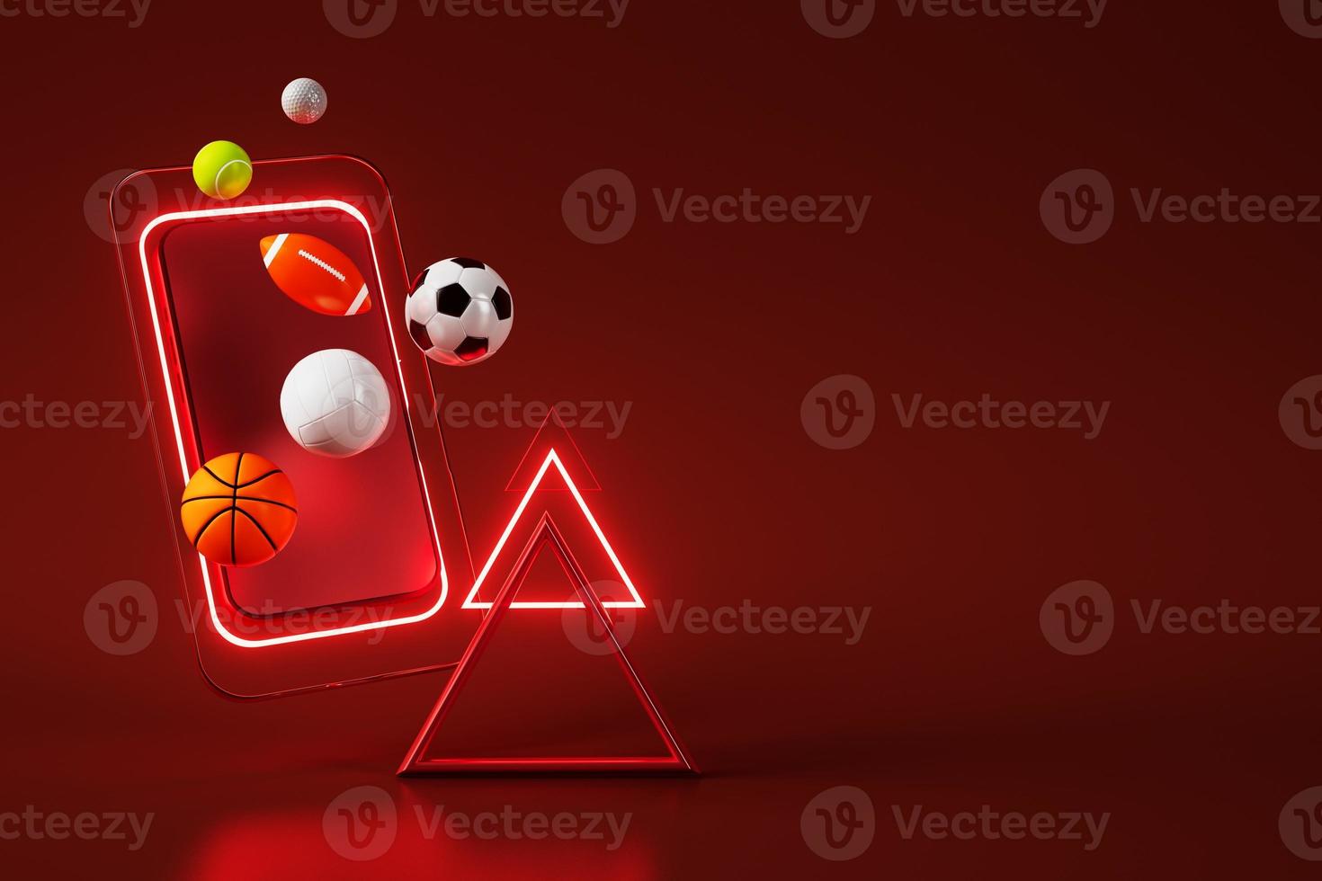 3d football object design. realistic rendering. abstract futuristic background. 3d illustration. motion geometry concept. sport competition graphic. tournament game bet content. soccer ball element. photo