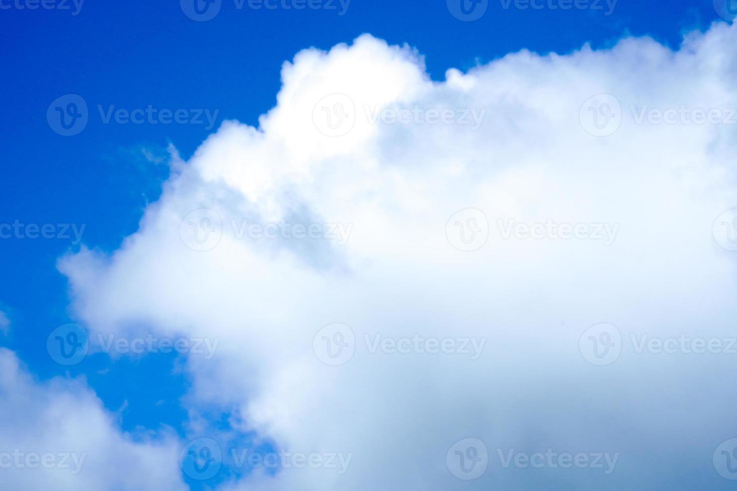 Blue sky background with clouds photo