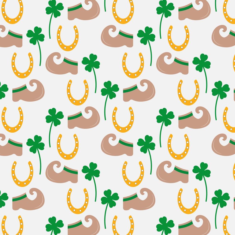 St Patrick's Day pattern vector