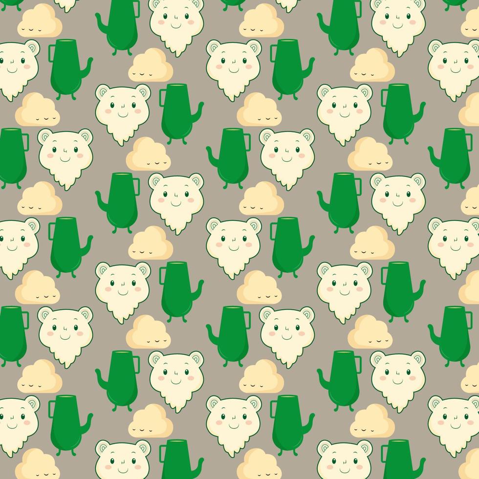 St Patrick's Day pattern vector