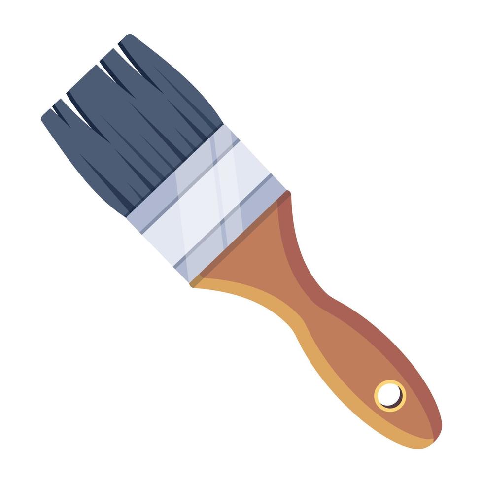 Trendy Synthetic Paintbrush vector