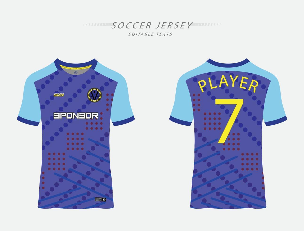 Best vector soccer jersey template sport t shirt design