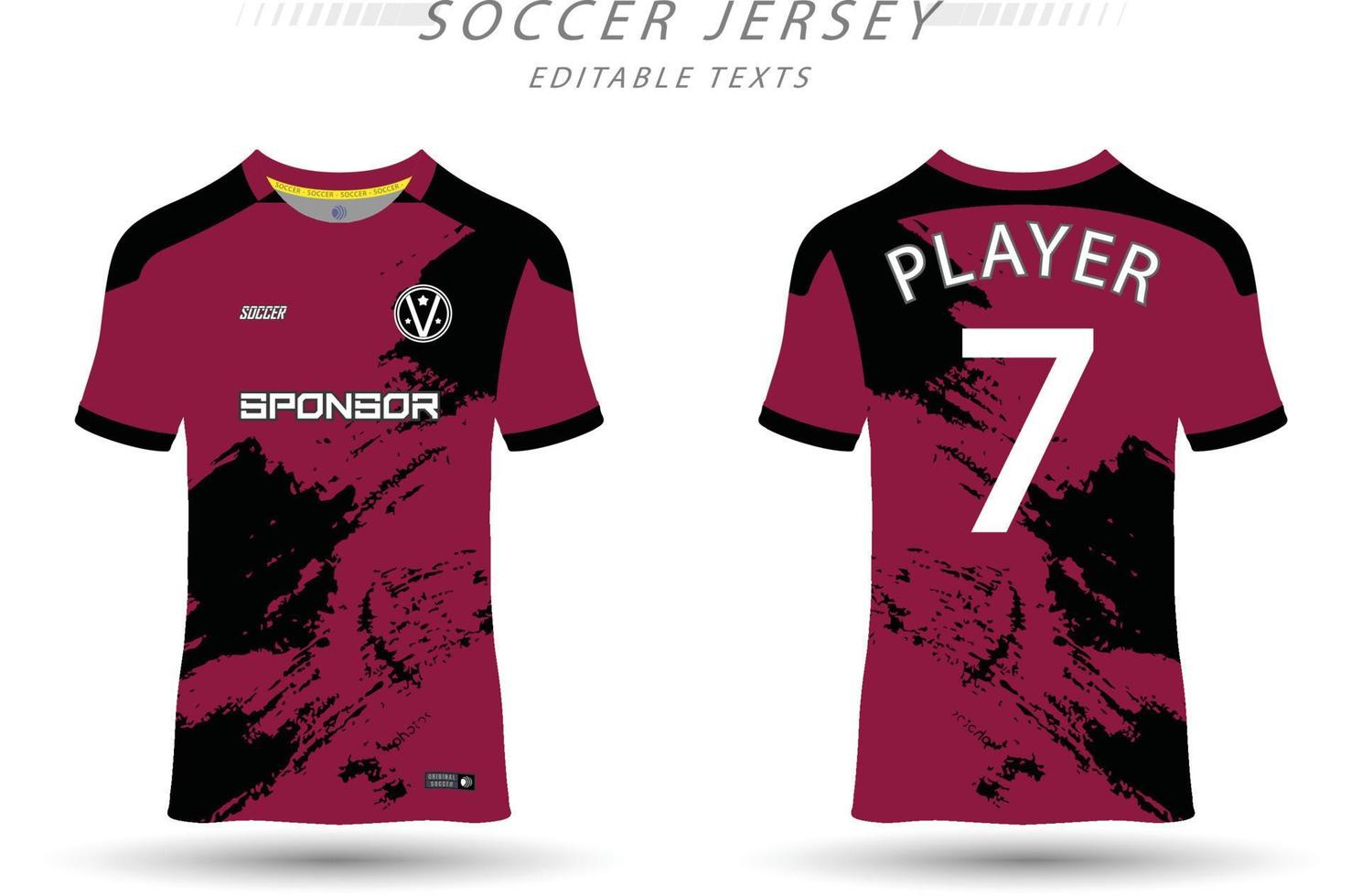 Best vector soccer jersey template sport t shirt design