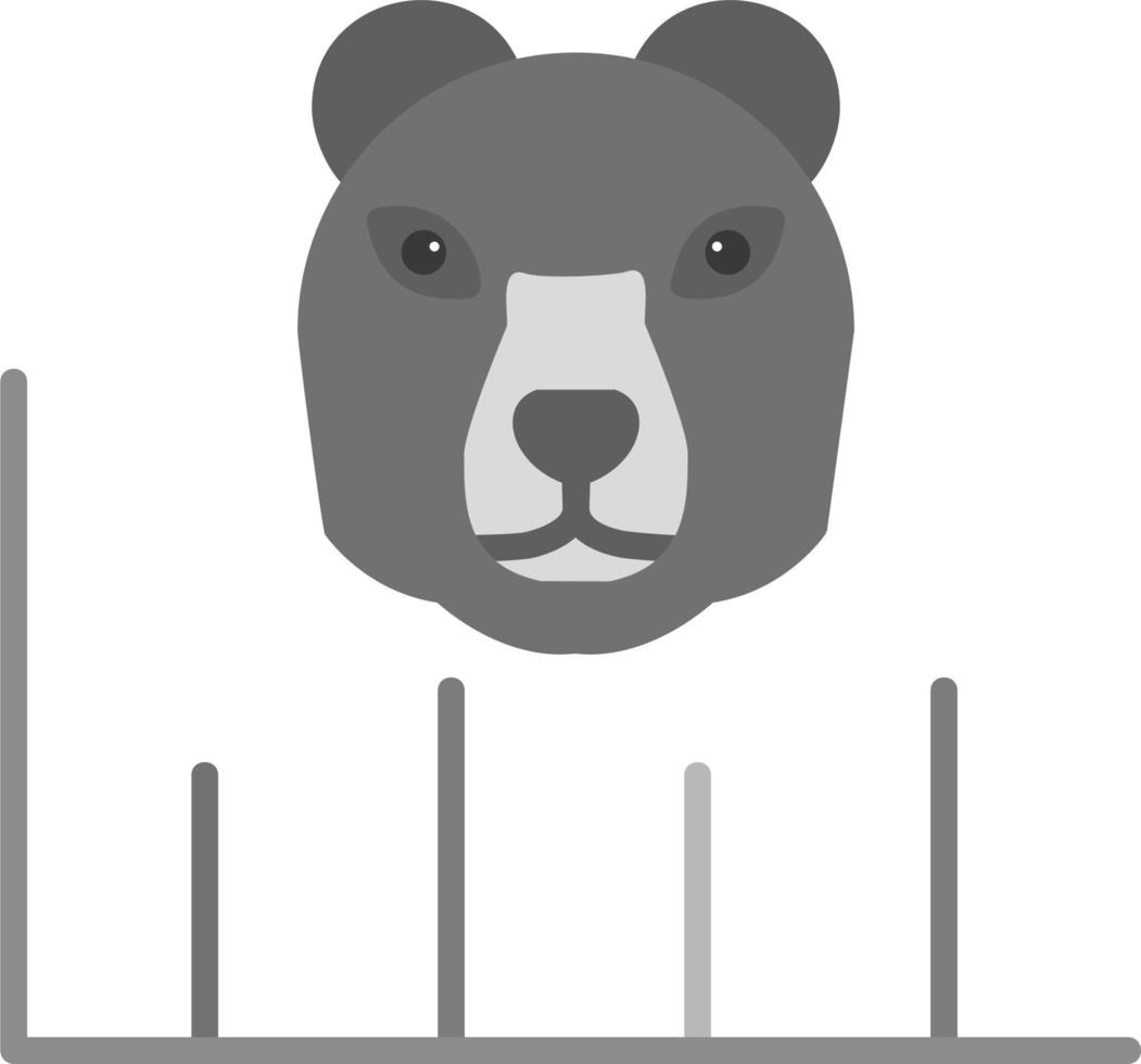 Bear Market Vector Icon