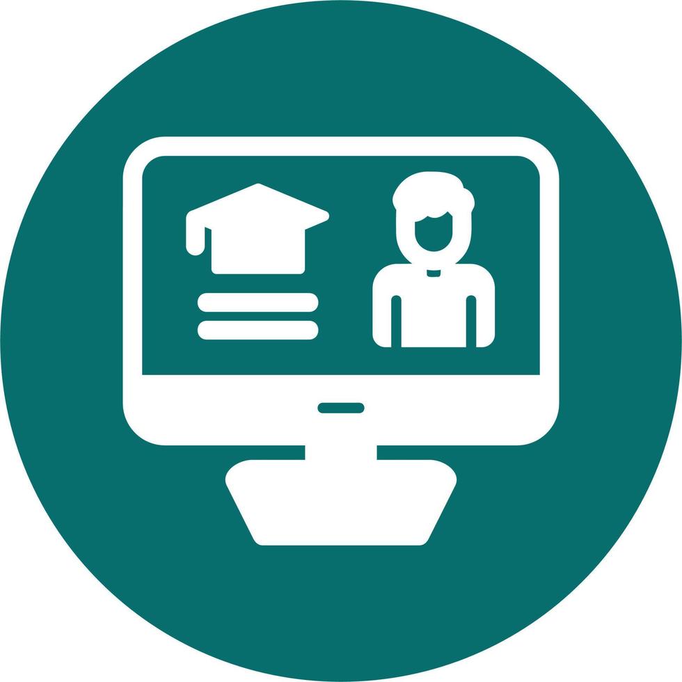 Elearning Vector Icon