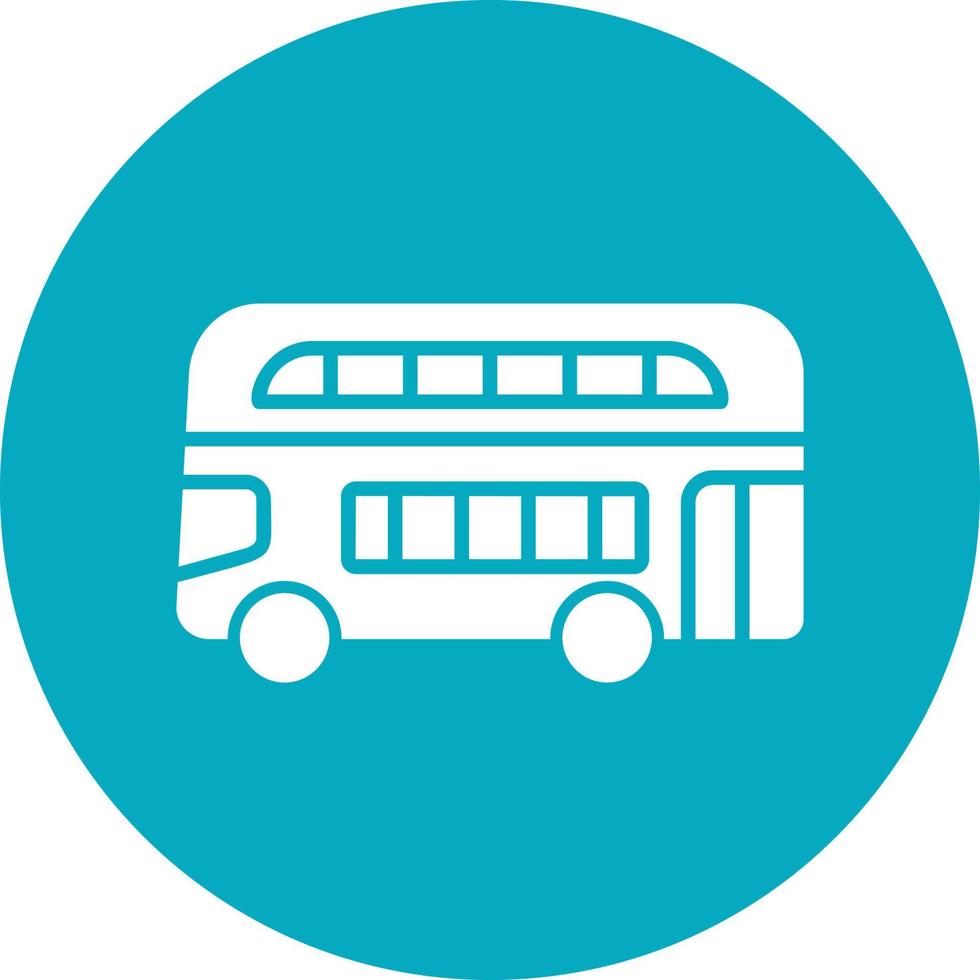 Double Decker Bus Vector Icon