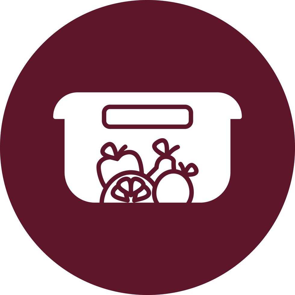 Food Container Vector Icon
