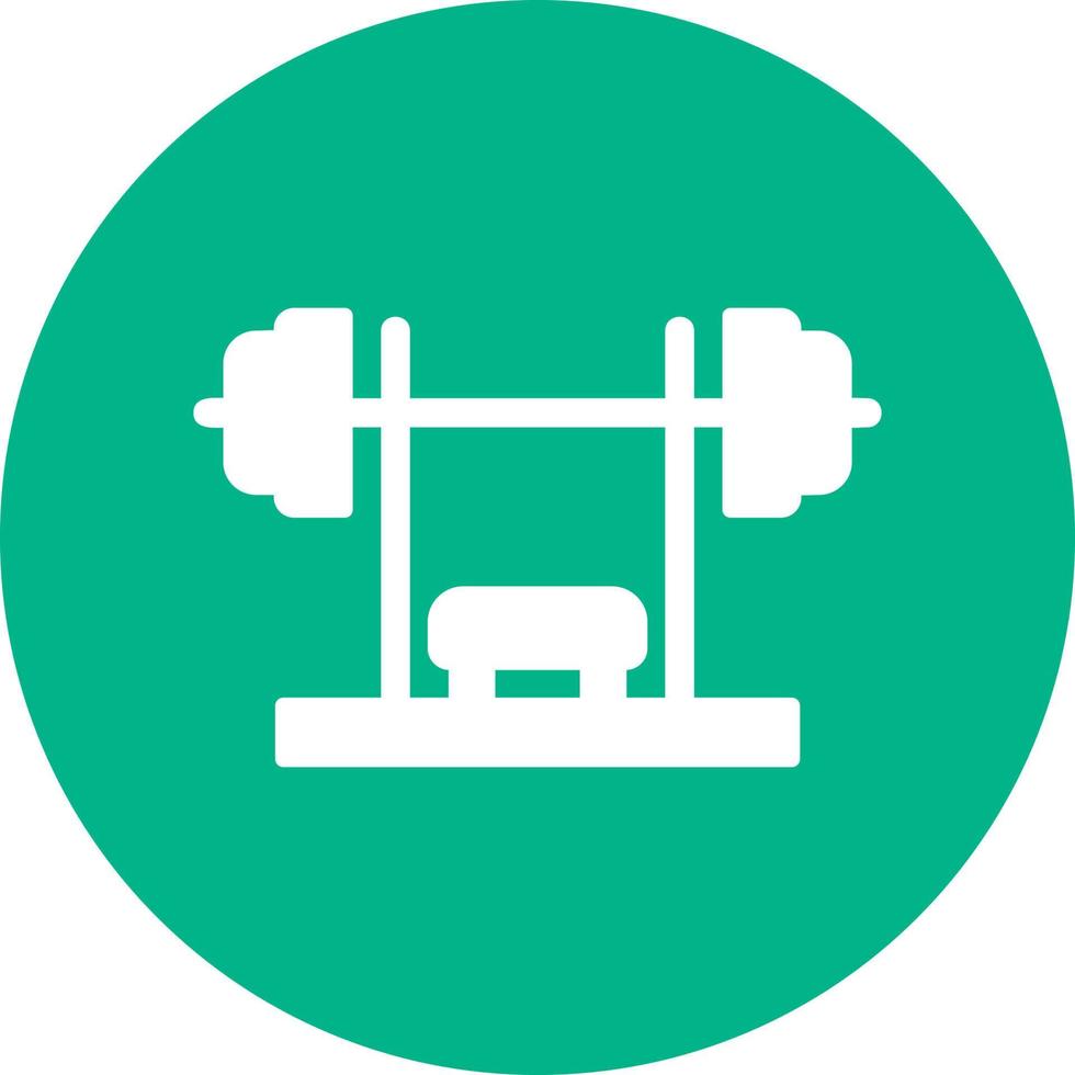 Bench Press Vector Icon