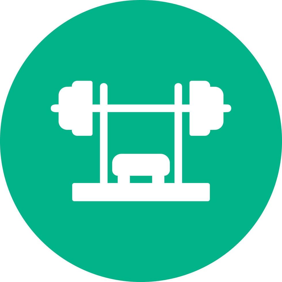 Bench Press Vector Icon