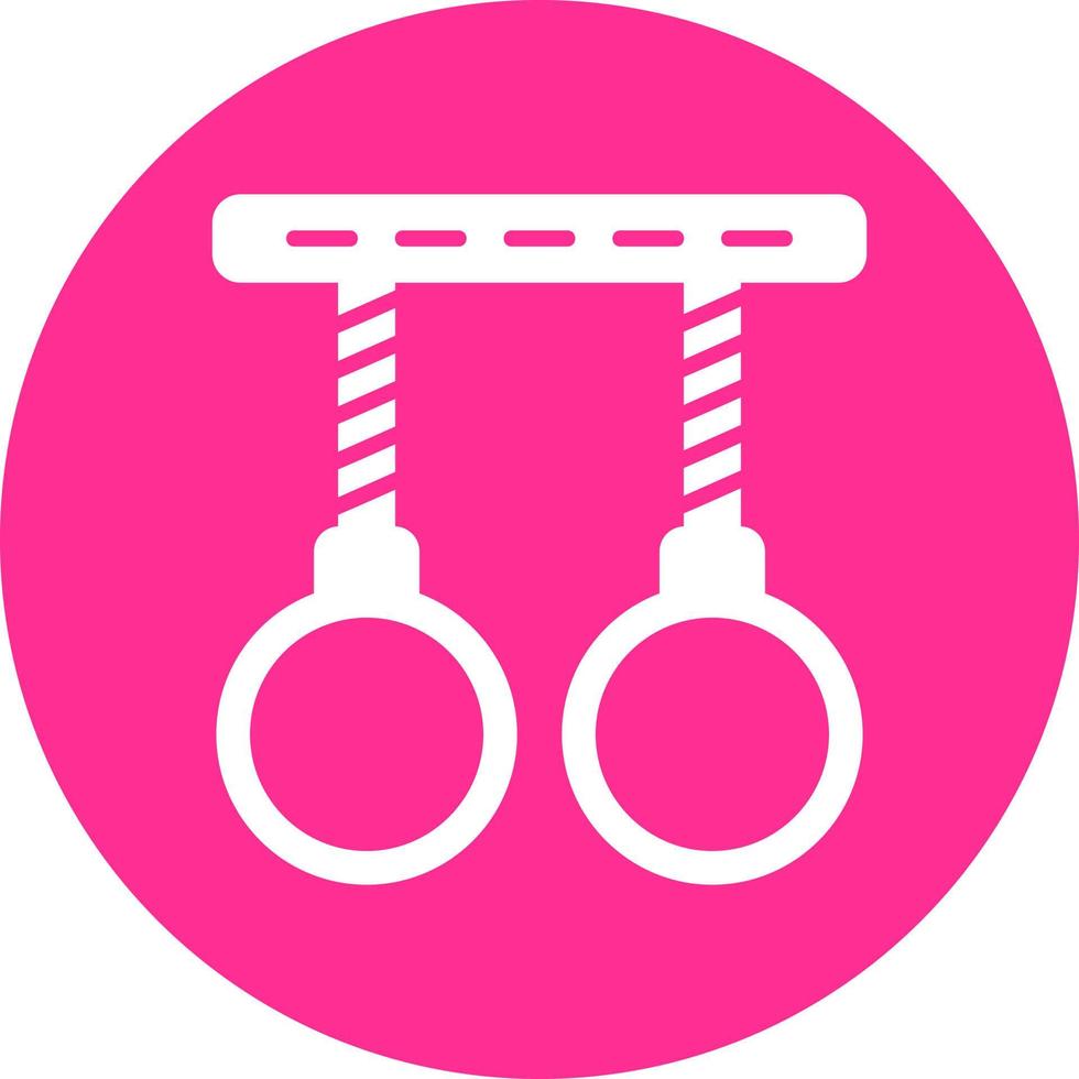 Gymnastic Rings Vector Icon