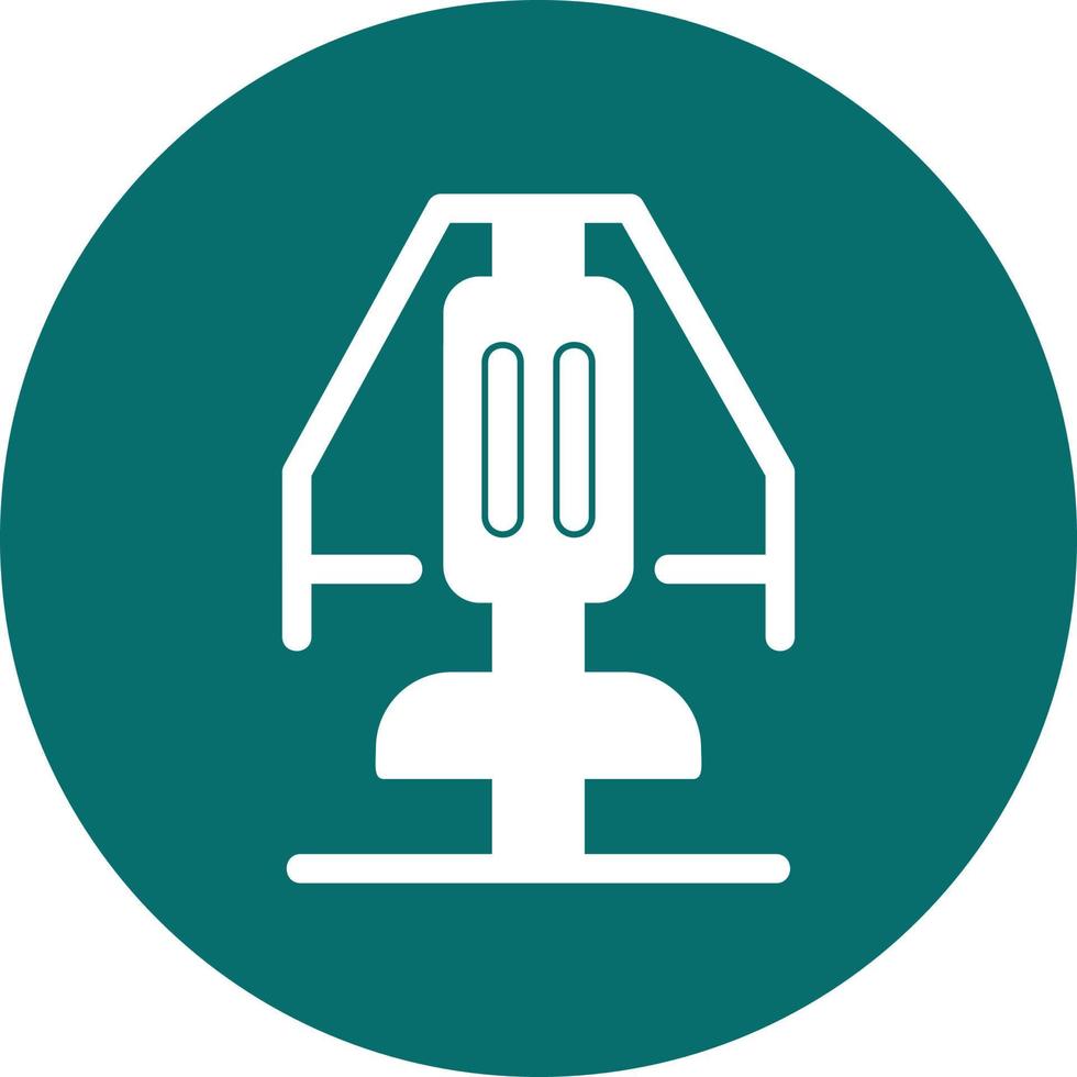 Chest Press Vector Icon