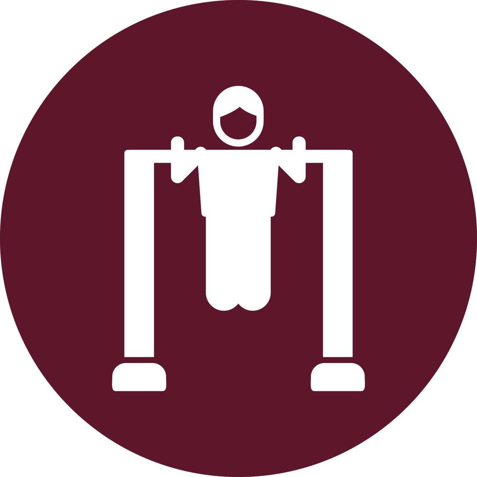 Pull Up Bar Vector Icon