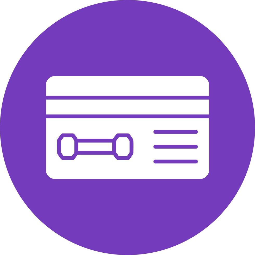 Member Card Vector Icon