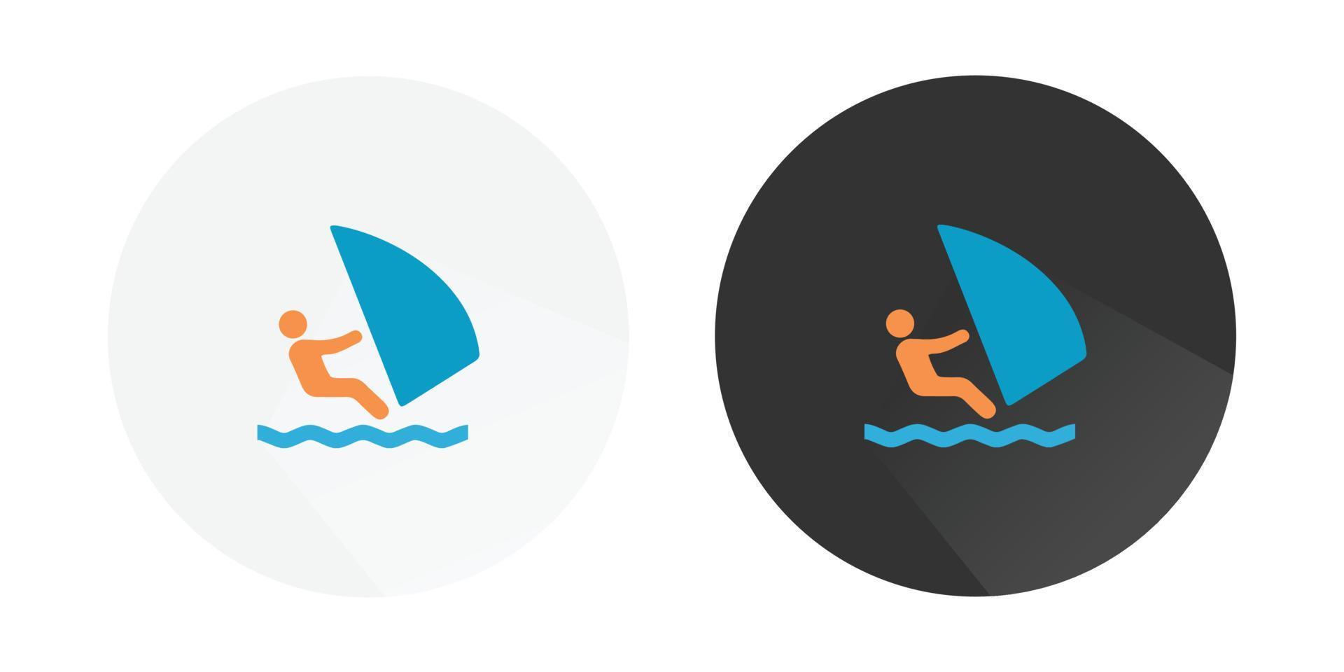 Surfing icon, Summer Water Sport, Water Sea Sport Surfing, Windsurfing Rafting Kayak Icon, surfing logo Colorful vector icons