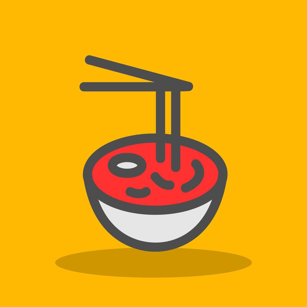 diseño de icono de vector de bibimbap