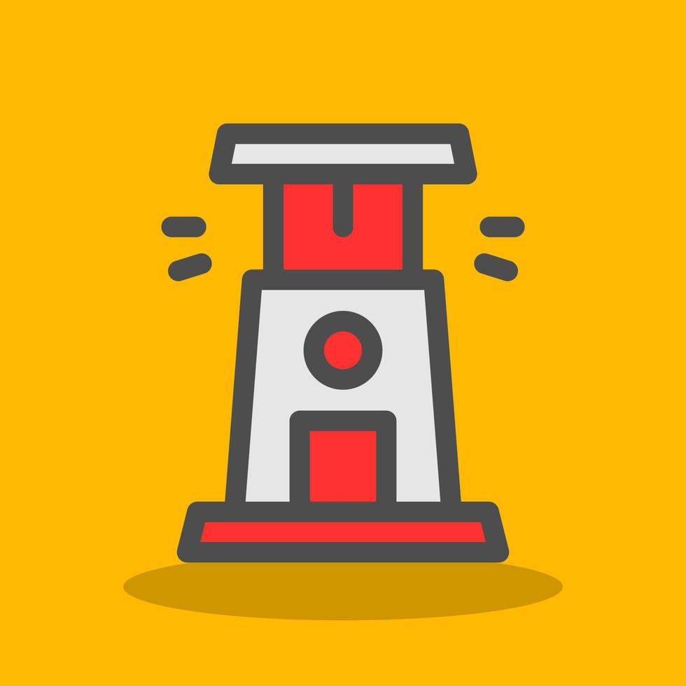 Lighthouse Vector Icon Design