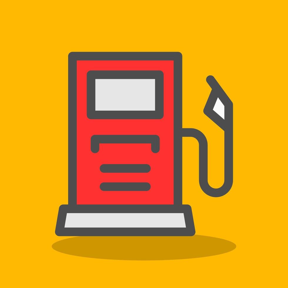 Gas Station Vector Icon Design