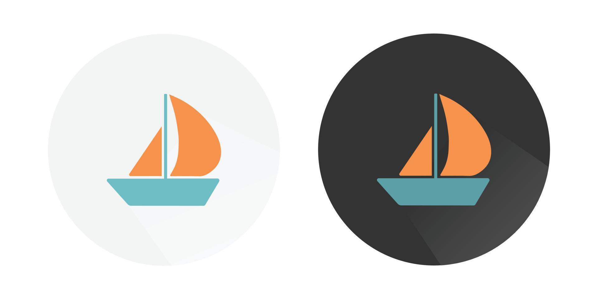 Boat icon, yacht icon, Ship icon, boating symbol, Cruise ship logo icon, Sailboat symbol, Rowing, boating logo Colorful vector icons