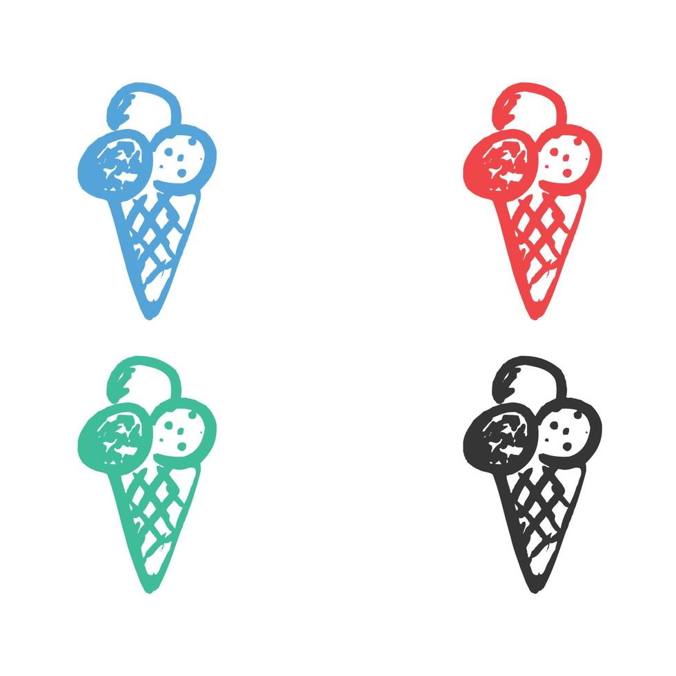 Ice cream icon, Frozen Treats Icon,  Cake, Brownie, Ice Cream, Doughnut icon, cupcake icon, Dessert logo, vector icons in multiple colors