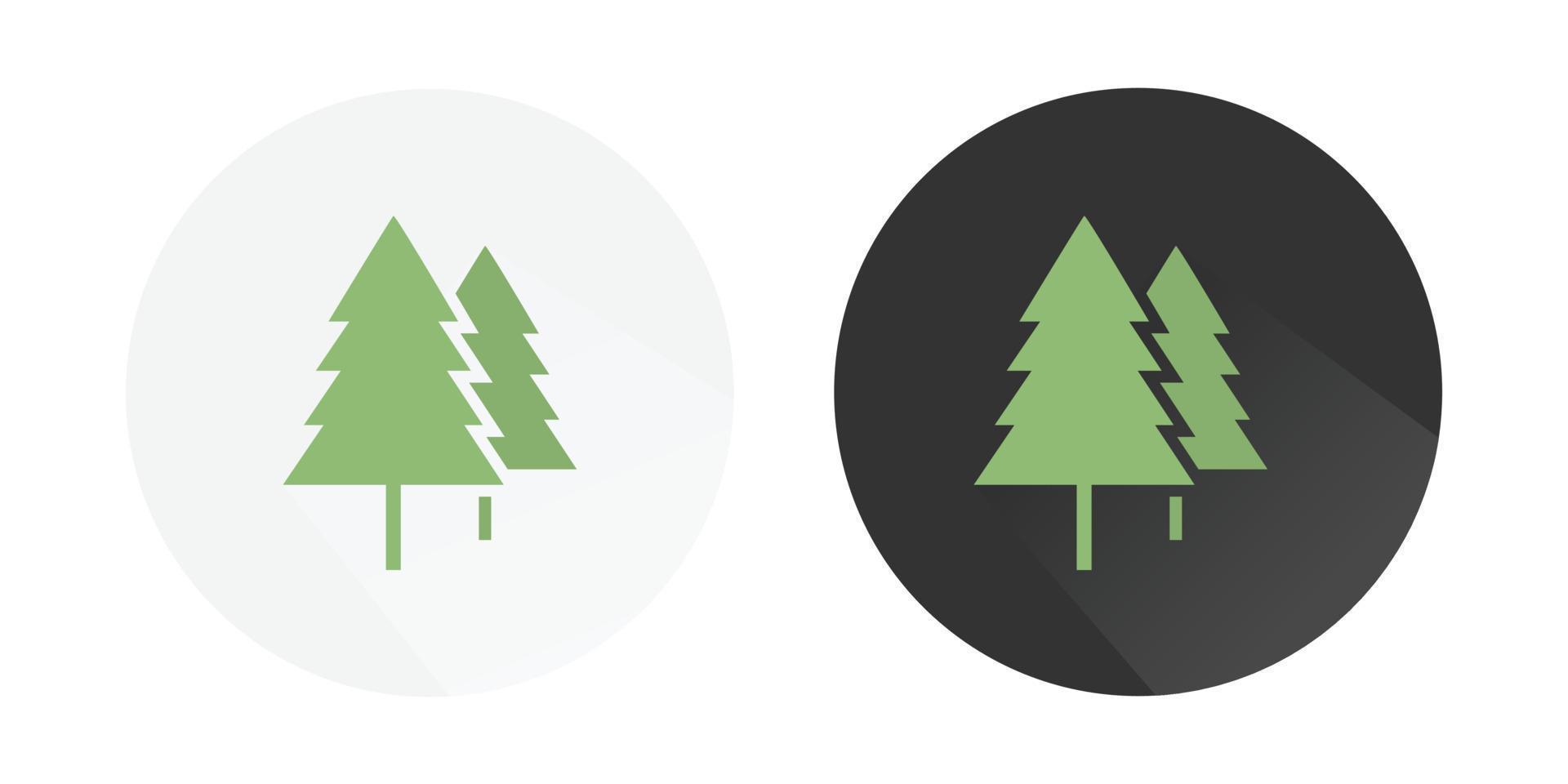 pino árbol icono, árbol icono, Clásico arboles y bosque icono, Navidad árbol icono, árbol logo vistoso vector íconos