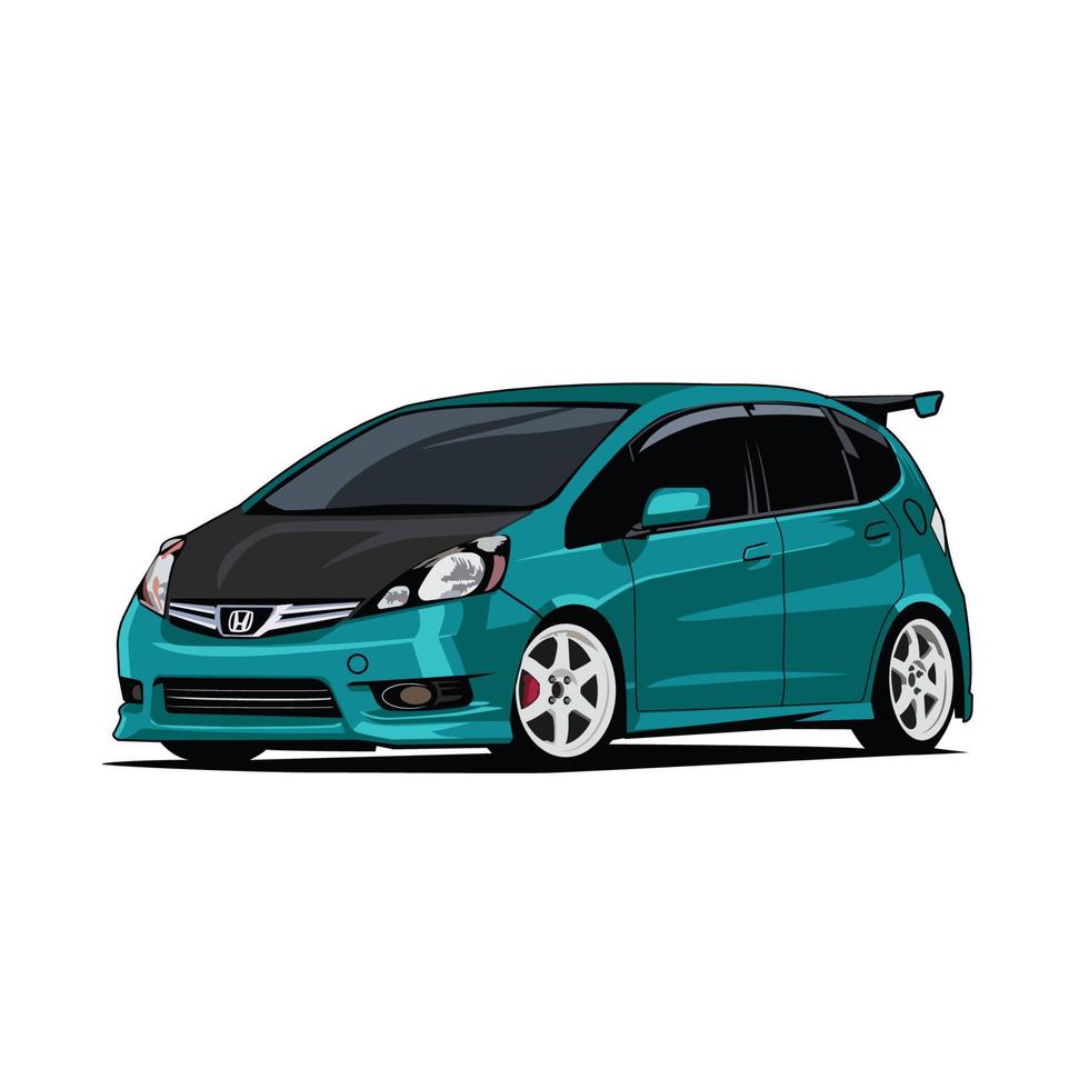 modern city car illustration vector design