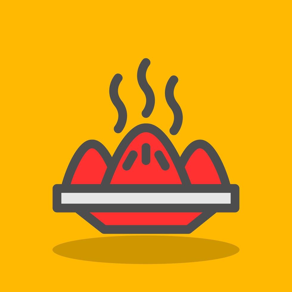 diseño de icono de vector de dim sum