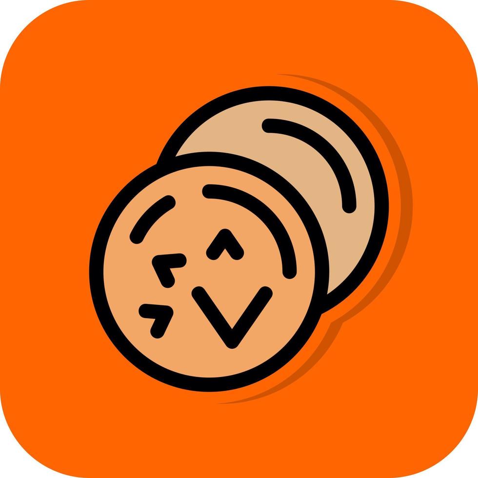 Falafel Vector Icon Design