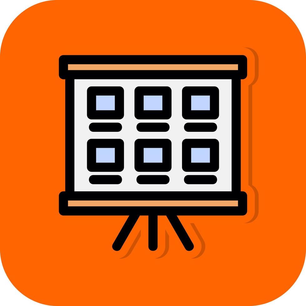 Storyboard Vector Icon Design