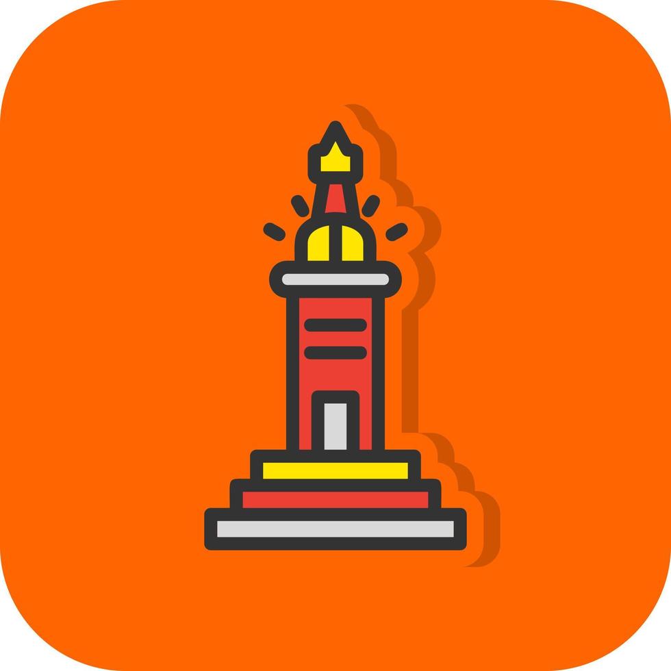Lighthouse Of Alexandria Vector Icon Design