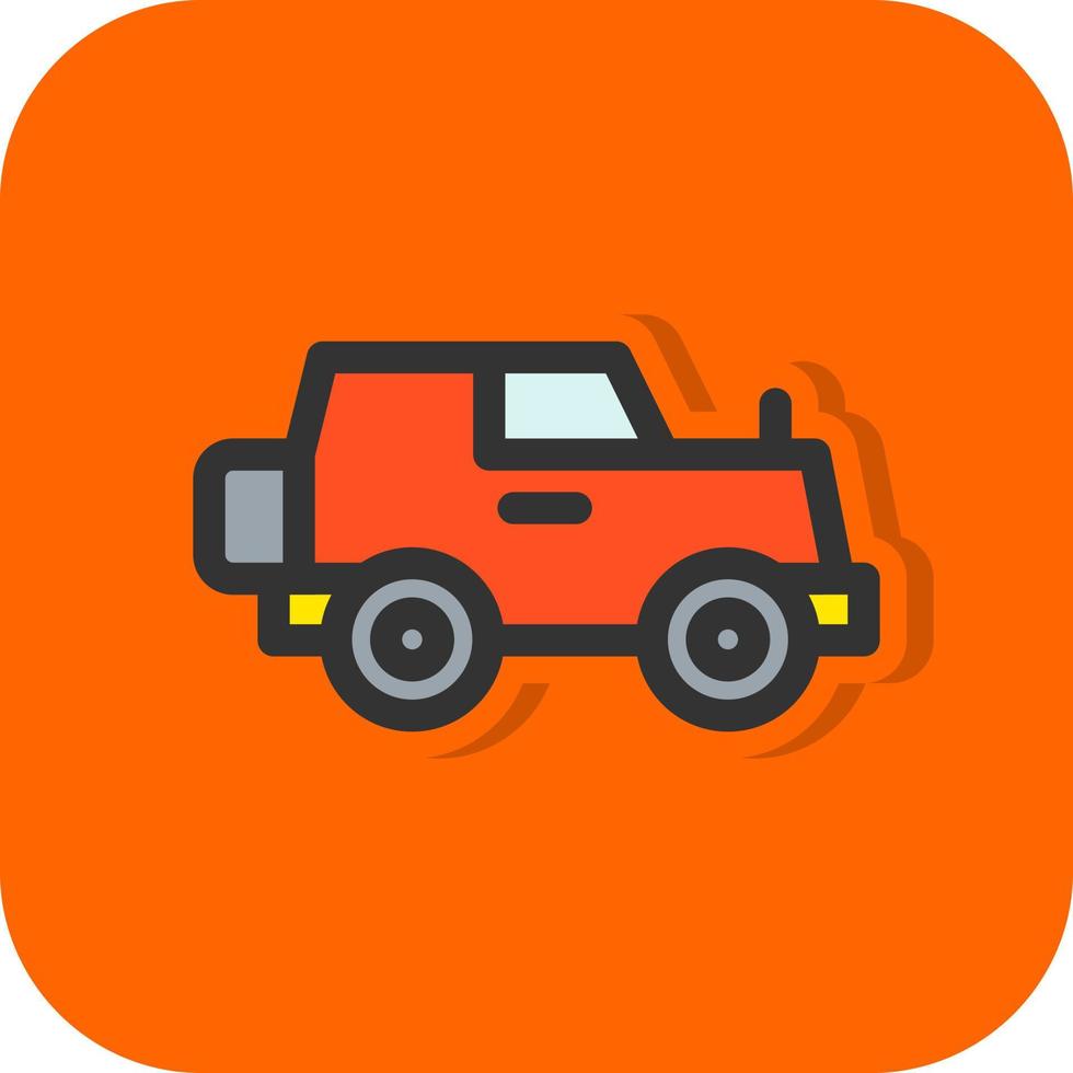 Offroad Vector Icon Design