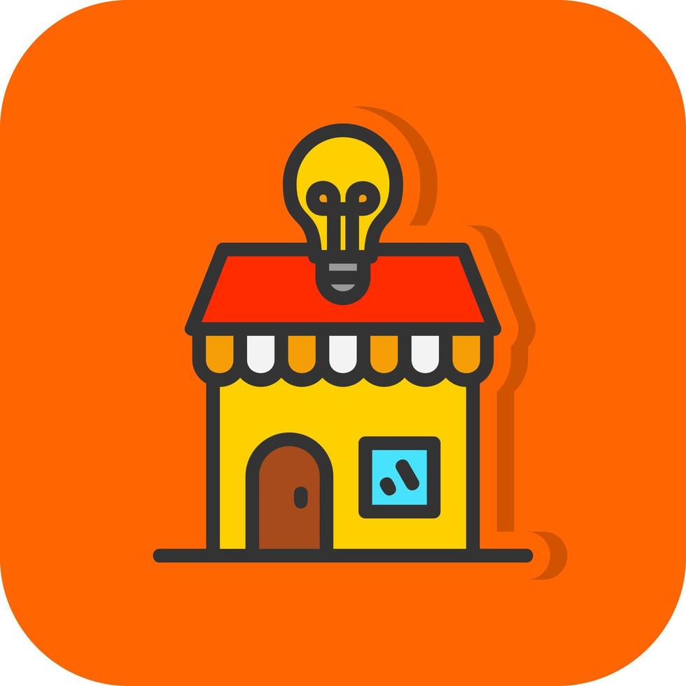 Electronics Shop Vector Icon Design