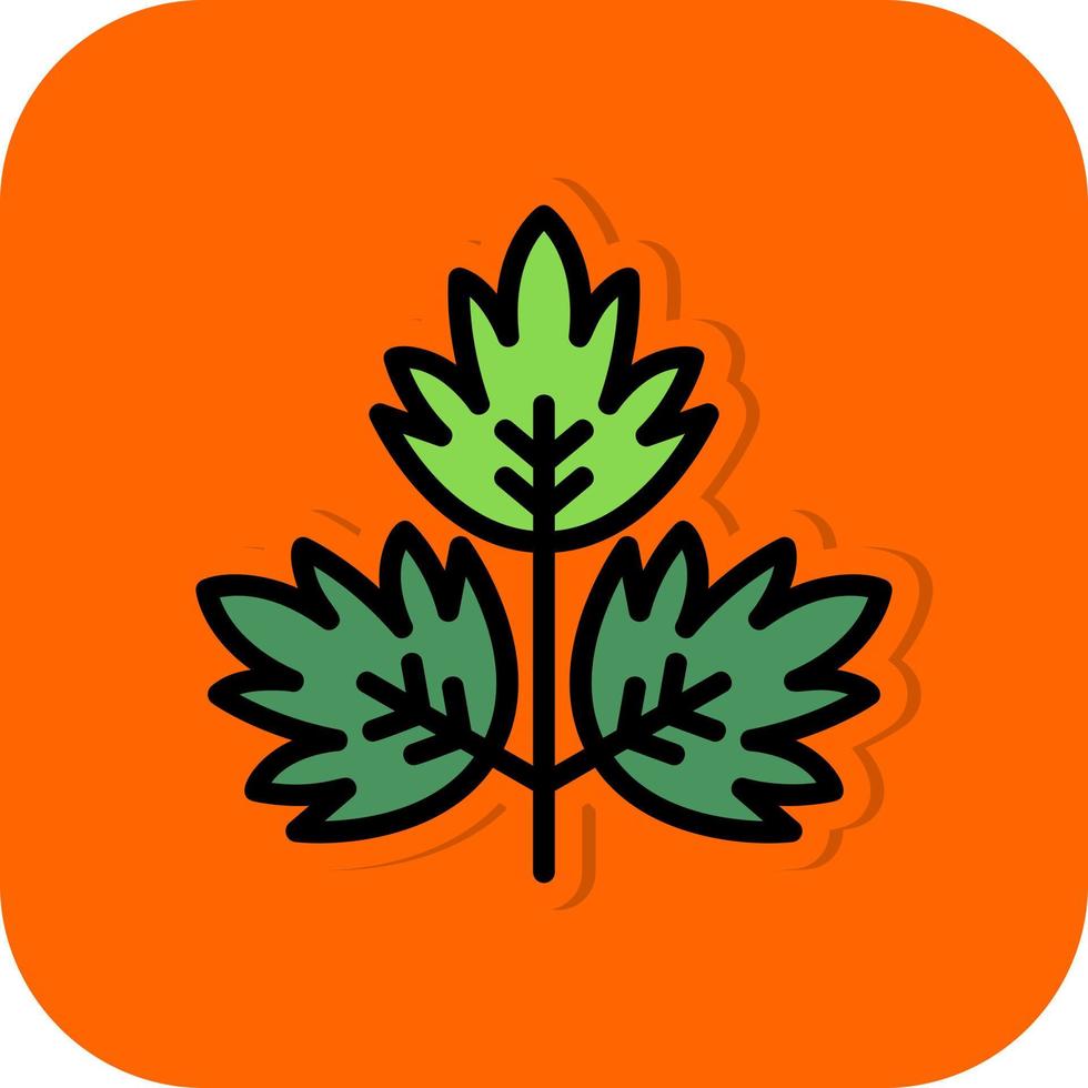 Parsley Vector Icon Design