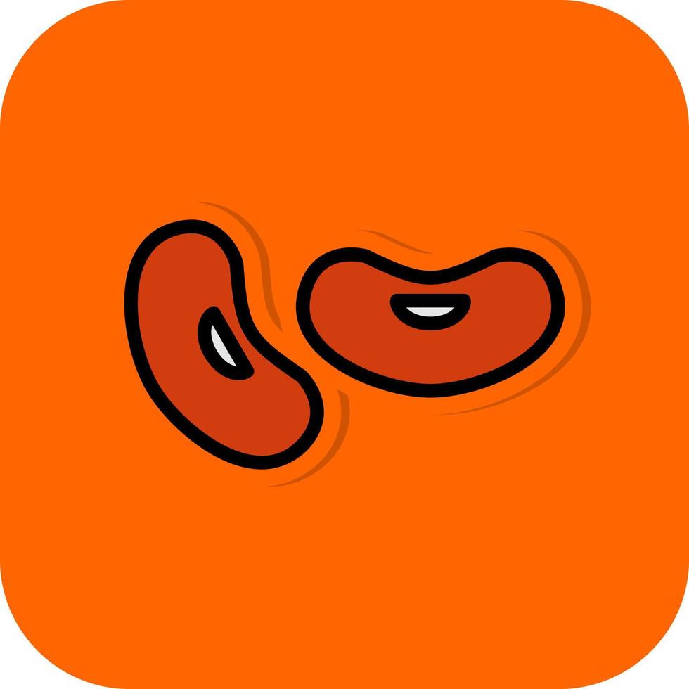 Bean Vector Icon Design