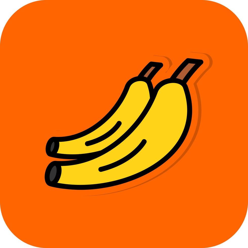 diseño de icono de vector de plátano