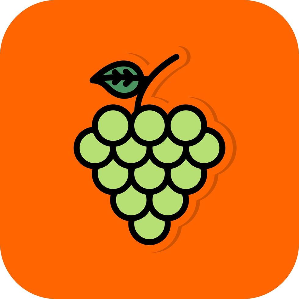 Grapes Vector Icon Design