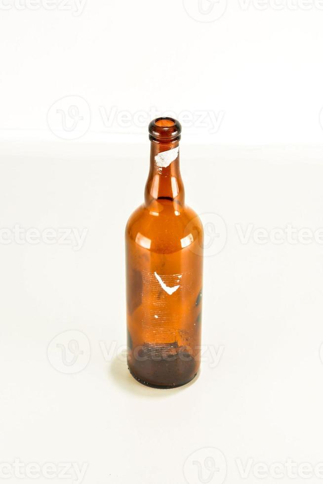 Vintage brown bottle photo