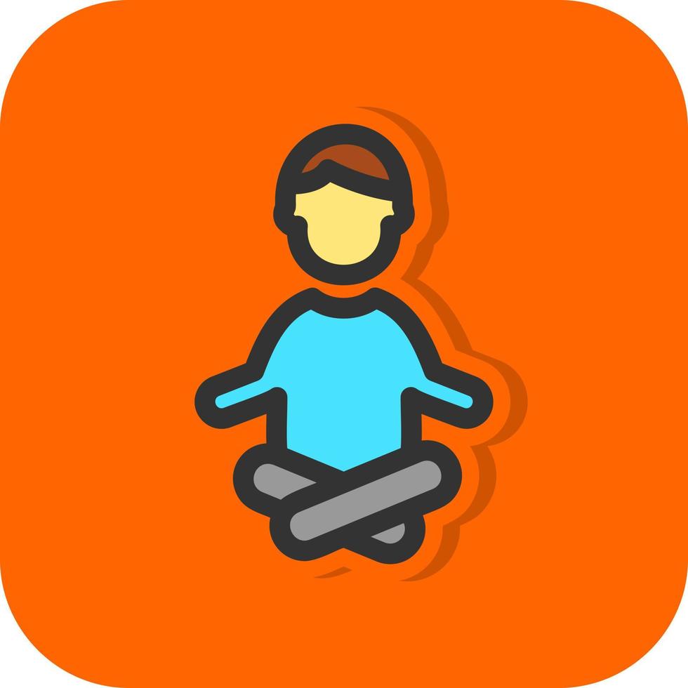 Yoga Vector Icon Design