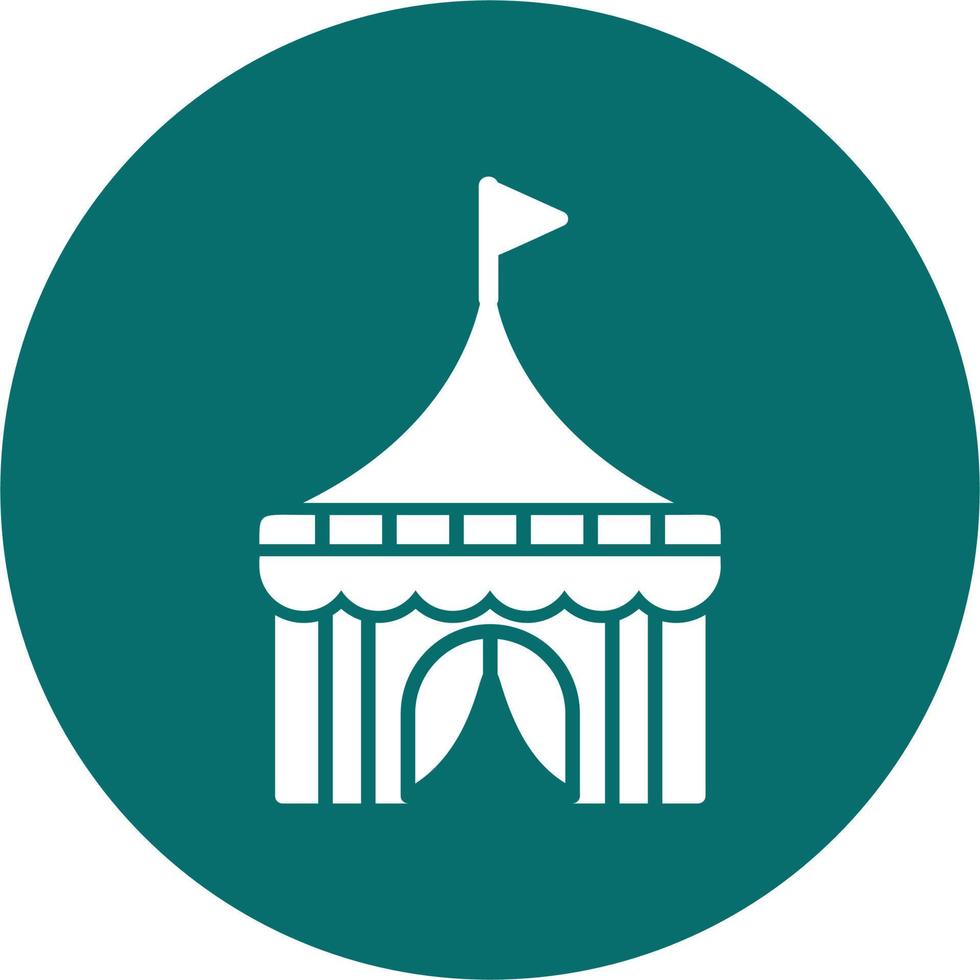 Circus Tent Vector Icon