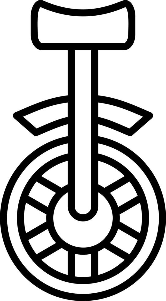 Unicycle Vector Icon