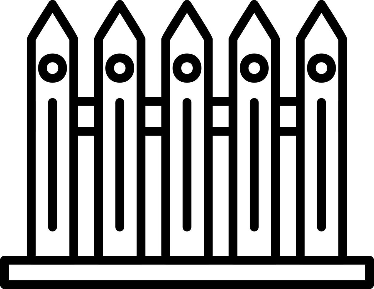 Fence Vector Icon