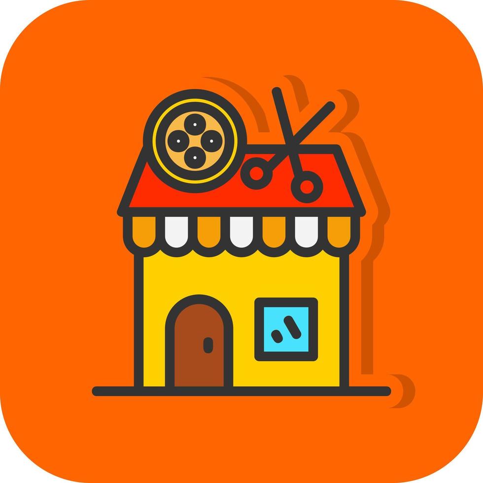 Tailor Shop Vector Icon Design