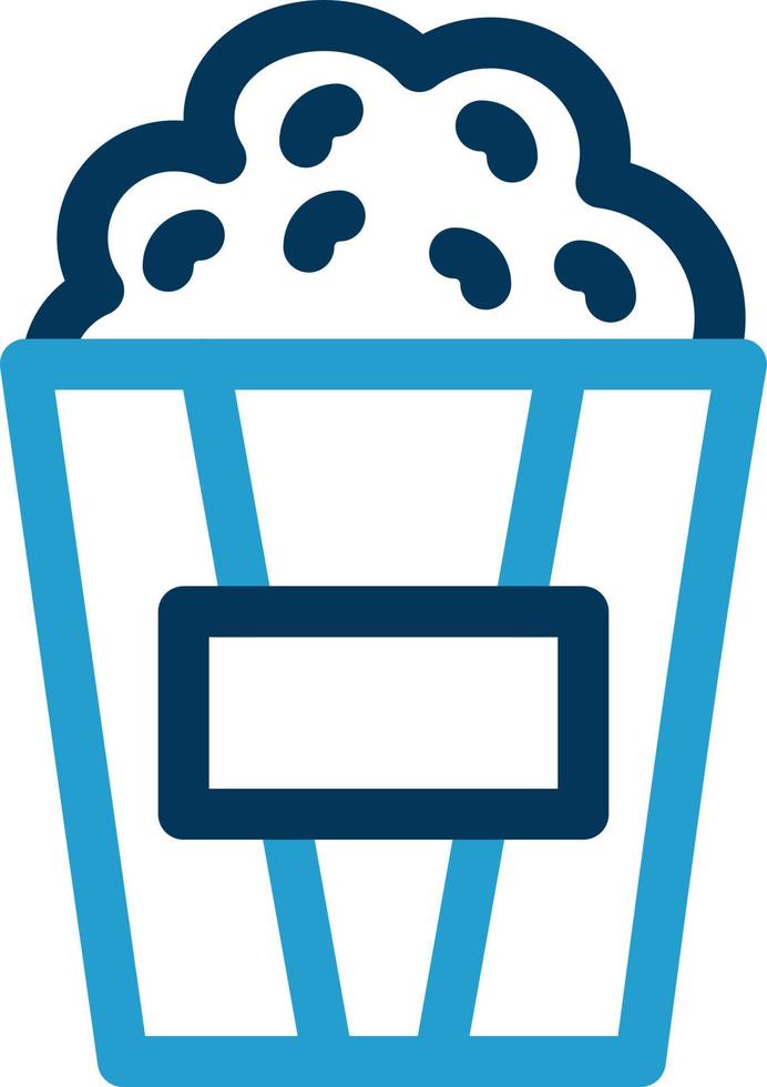 Popcorn Vector Icon Design