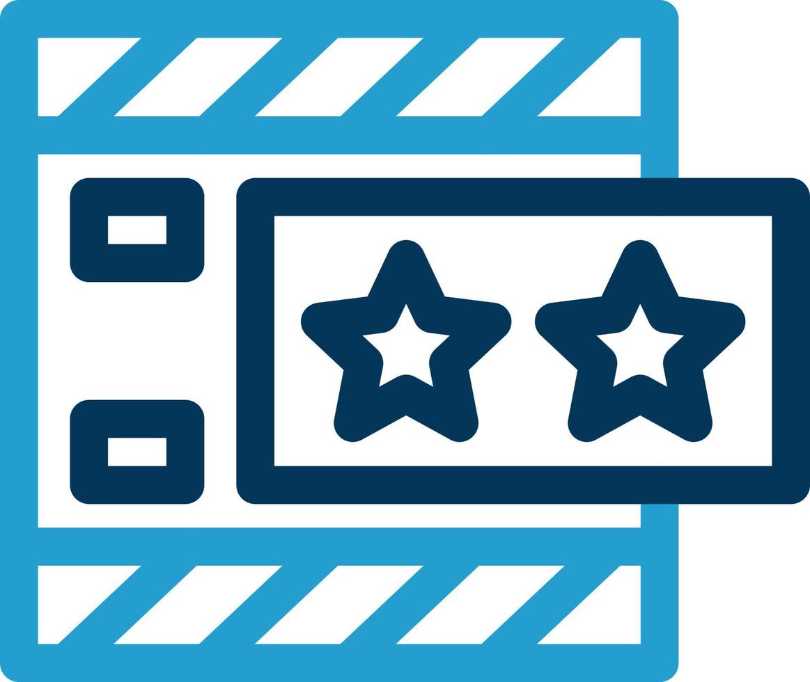 Movie Review Vector Icon Design