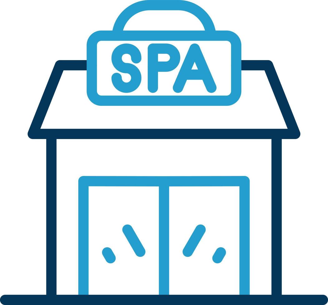 diseño de icono de vector de centro de spa