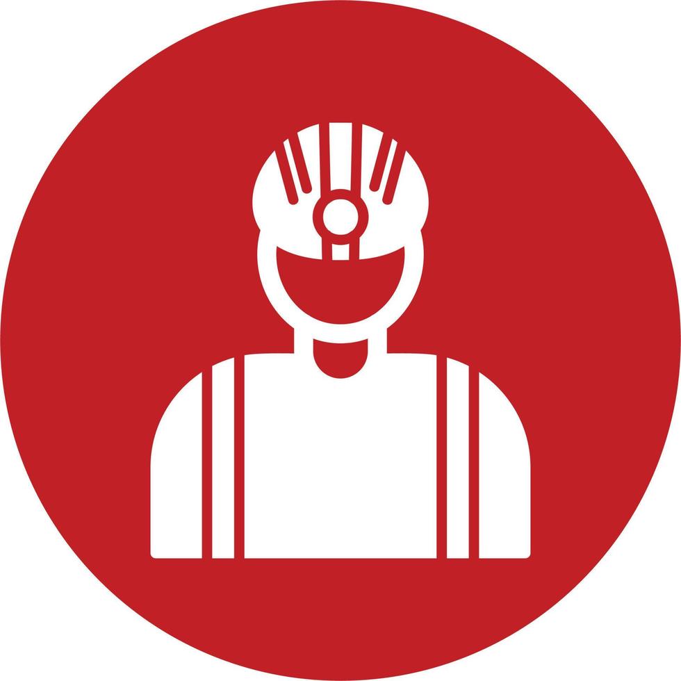 icono de vector de trabajador