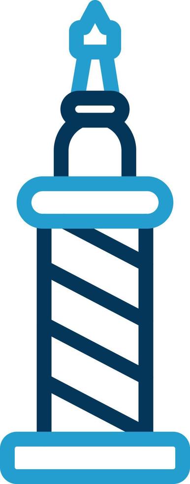 Trajans Column Vector Icon Design