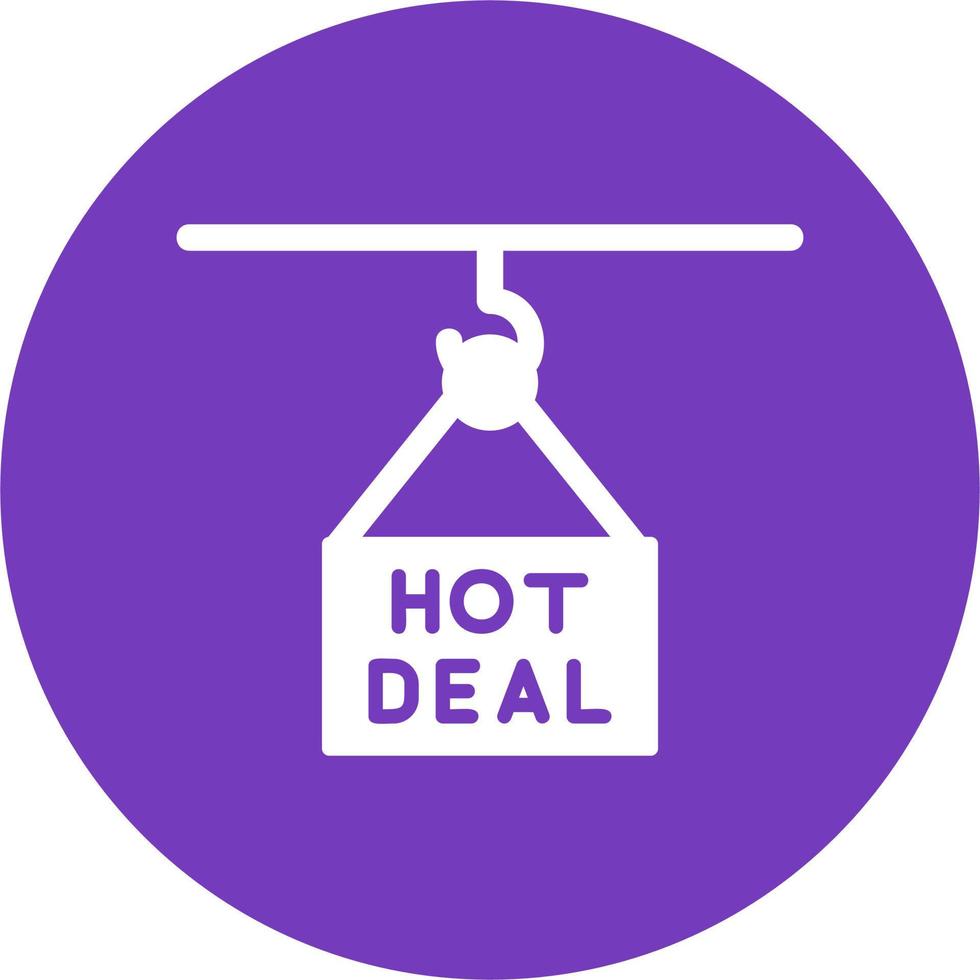Hot Deal Vector Icon