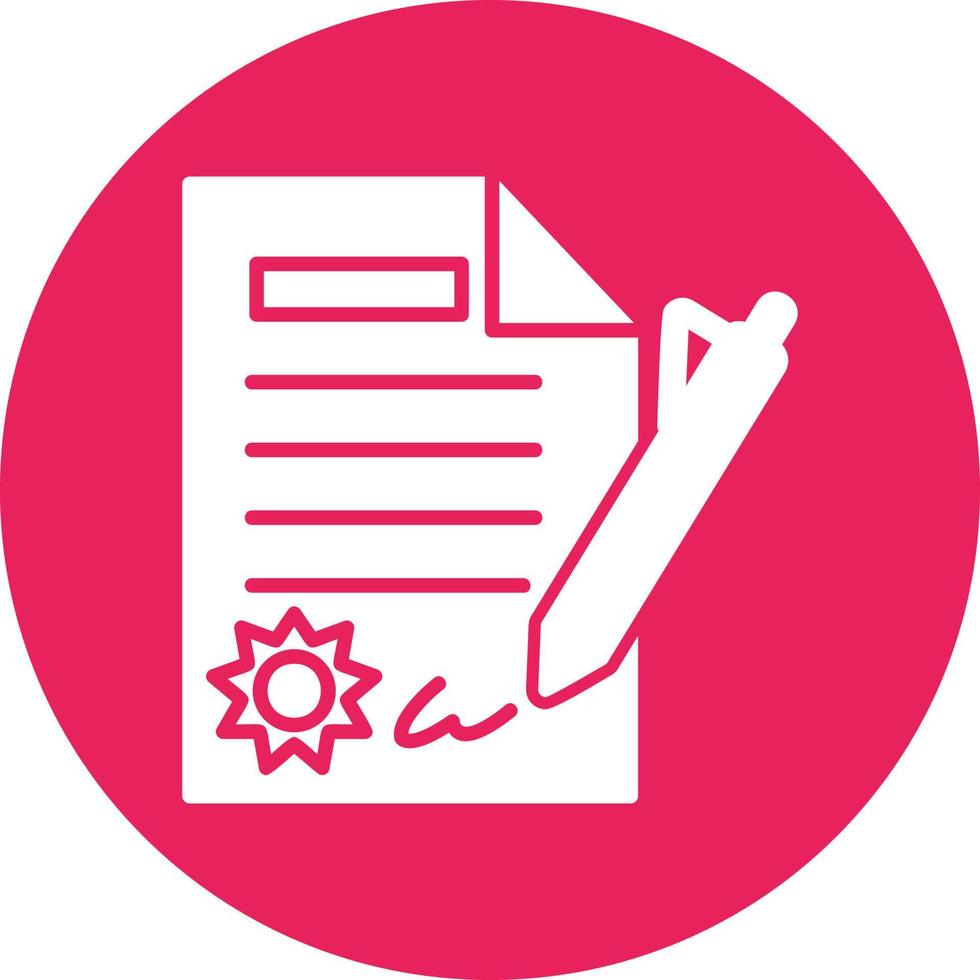 Contract Vector Icon